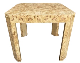 Custom American Made to Order Burl Wood Game Table Top Custom Made Furniture Made in USA