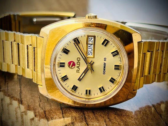 Vintage Rado CONWAY 10 Automatikuhr 36mm Swiss Made Perfect Etsy