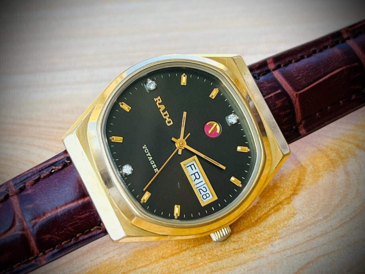Rado voyager gold plated best sale