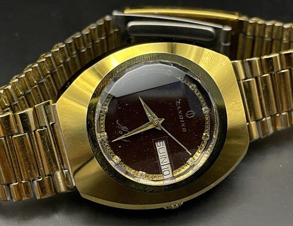 Vintage Candino No.1 Diastar Tungsten 35mm Sapphire Mens Watch NOS Swiss Etsy Singapore