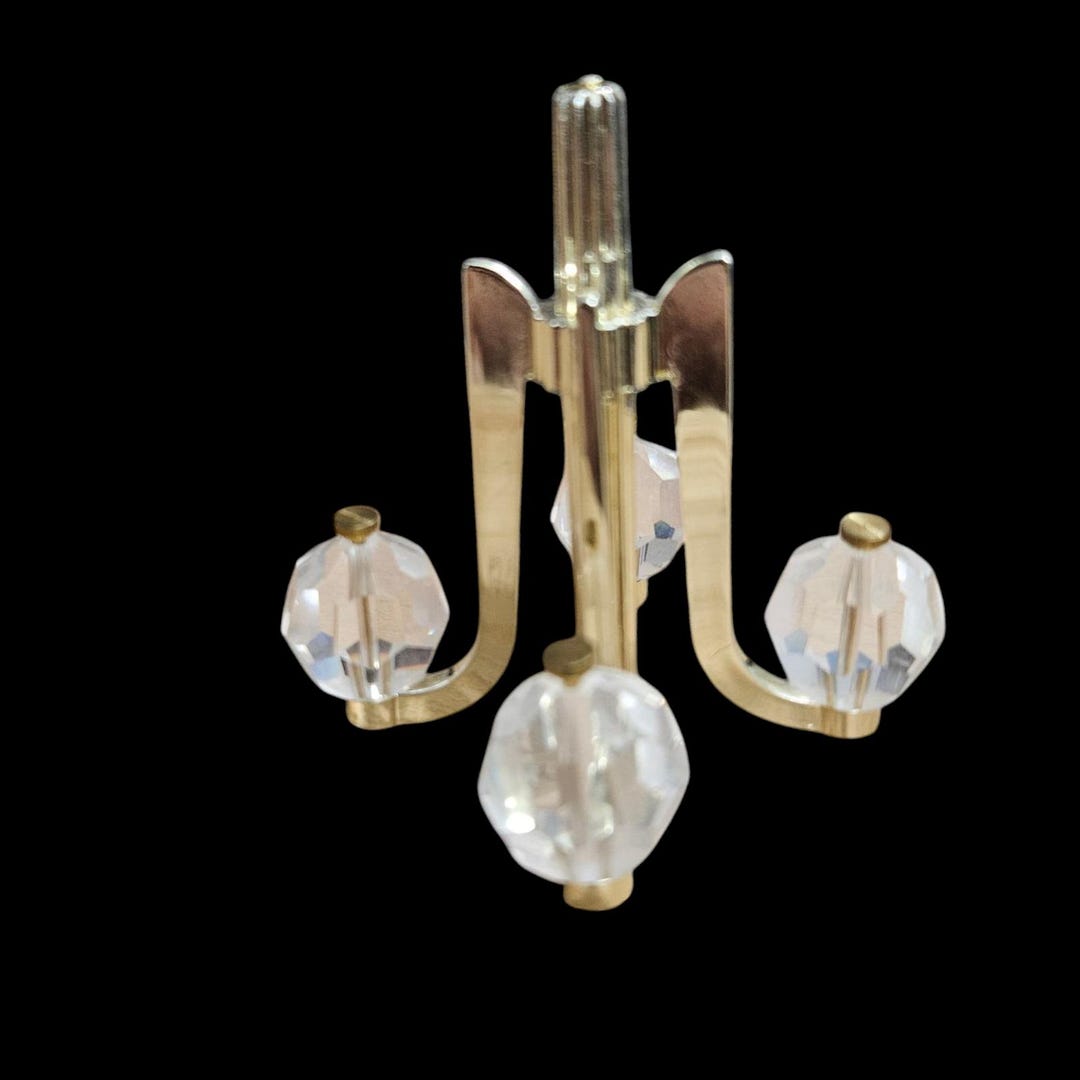 VTG Elgin Brass and Crystal Pendulum for Rotating Pendulum Anniversary ...