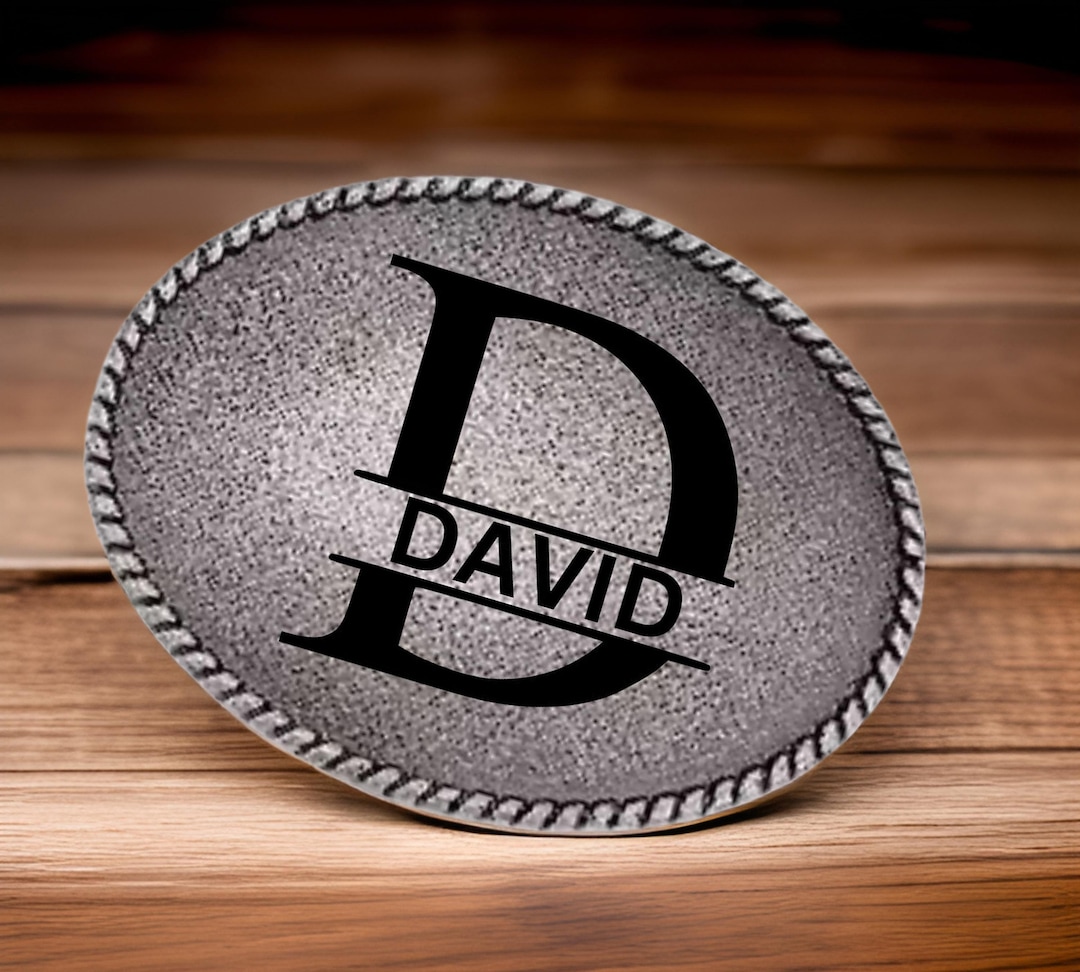 Groomsmen Gift Custom Western Belt Buckle Personalized Men's Belt ...