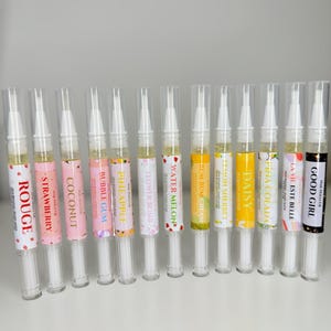 Cuticle Oil Pen 3ml – All Scents | Strong scented | Fruity, Floral & Perfume Dupe | Nail Supplies image 2