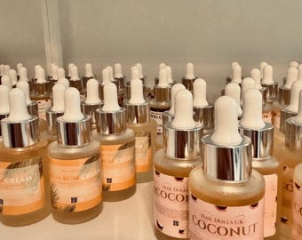 Glass Droplet Bottle Cuticle Oils - 30ml - ALL SCENTS