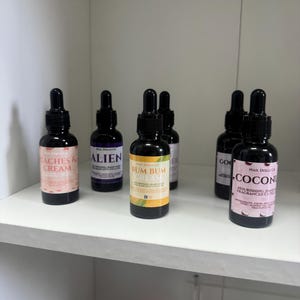 30mlキューティクルオイルボトル｜ガラス製スポイト｜強い香り – 全種類｜ネイル用品