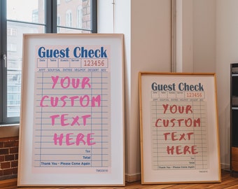 Anpassad retro gästcheckposter, inredning i studentlägenhet, väggkonst i studentrummet, citatposter, sms:a mig när, trendiga år 2000, preppytryck, barvagnskonst