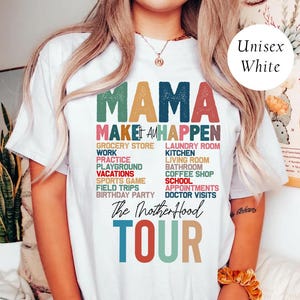 The Motherhood Tour Shirt, Mama Tour Shirt, Gift For Mama, Motherhood Shirt, Mother&#39;s Day Shirt,Gift For Mama,Mom Life Shirt,Mama Sweatshirt