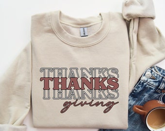 Womens Thanksgiving Sweatshirt, Thankful Sweatshirt, Thanksgiving Gift, Thanksgiving Shirt, Fall Shirts for girls, Thanksgiving Family Shirt