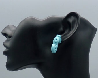 Tropical Tentacle Earrings - Handmade Polymer Clay Jewelry