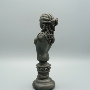 Lady of Innsmouth Cthulhu Mythos Sculpture in Cold Cast Aged Steel image 6