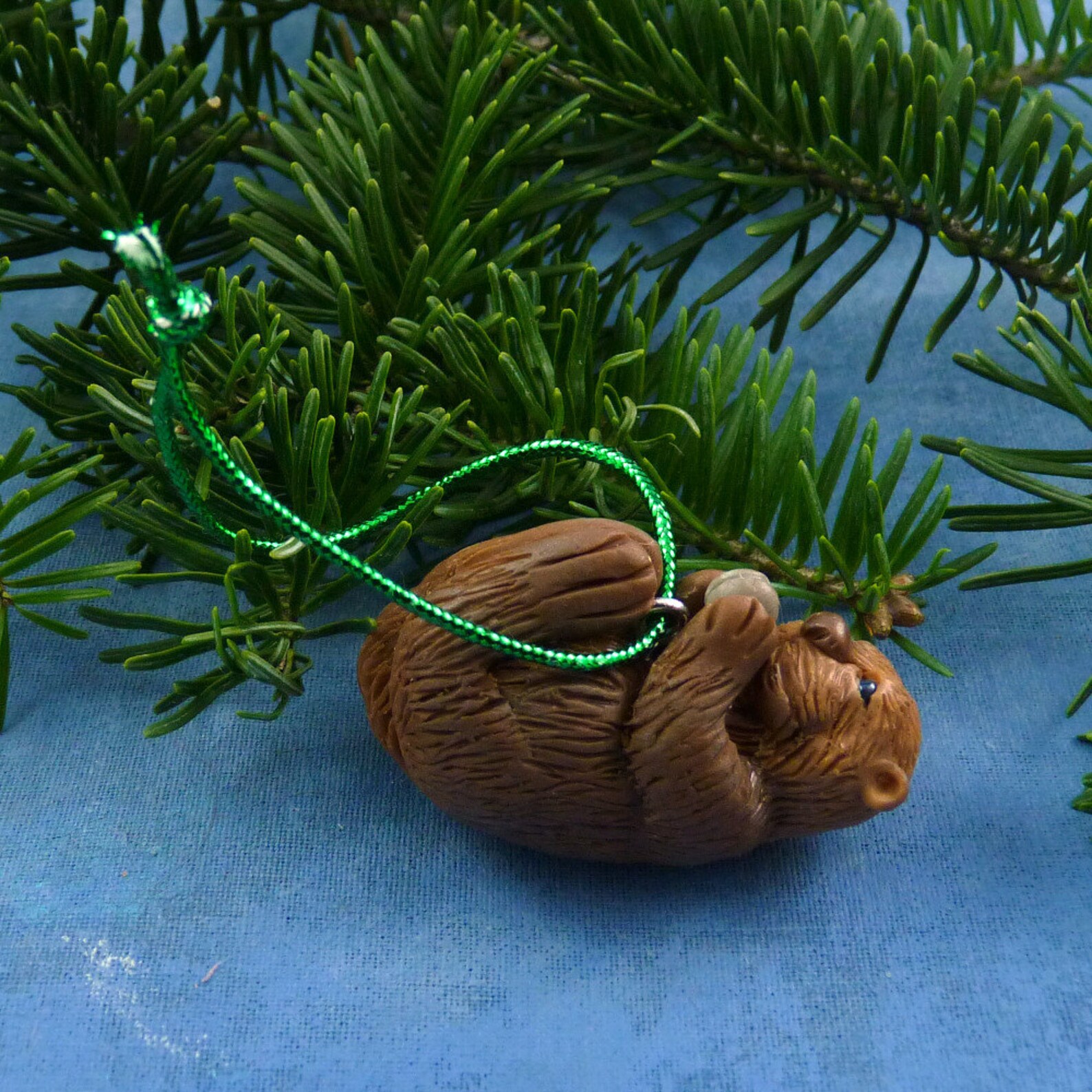 Floating Sea Otter Ornament