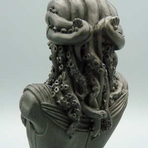 Lady of Innsmouth Cthulhu Mythos Sculpture in Cold Cast Aged Steel image 10