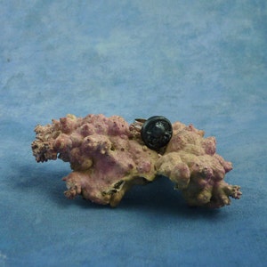 Antique Silver Cthulhu Ring, Polymer Clay Lovecraft Jewelry image 3