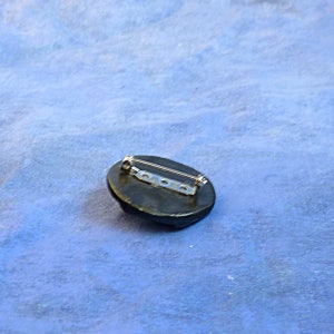 Black Cthulhu Cameo Pin, Polymer Clay Fashion Jewelry image 4