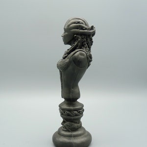 Lady of Innsmouth Cthulhu Mythos Sculpture in Cold Cast Aged Steel image 7