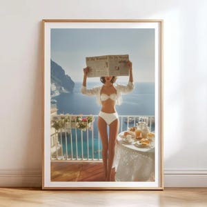 Vintage Fashion Magazine Print, Old Money Aesthetic (Digital Download)
