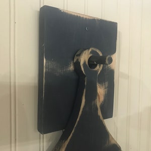 Colonial Primitive one peg rack - 1-peg rack only   --  6&quot; Wide x 7 1/2&quot; tall.