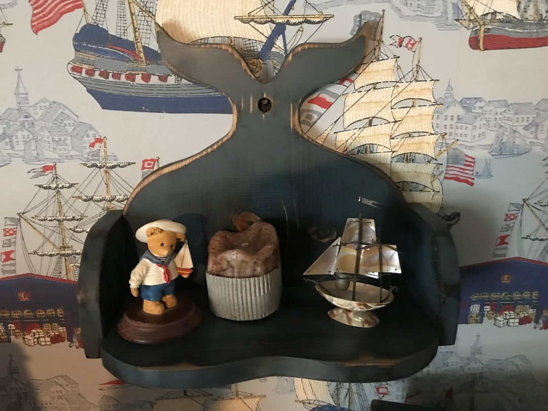 Wale Tail Shelf Primitive Colonial 12 1'2w X Etsy