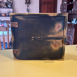 Primitive Wood Washer Hose-Faucet Cover