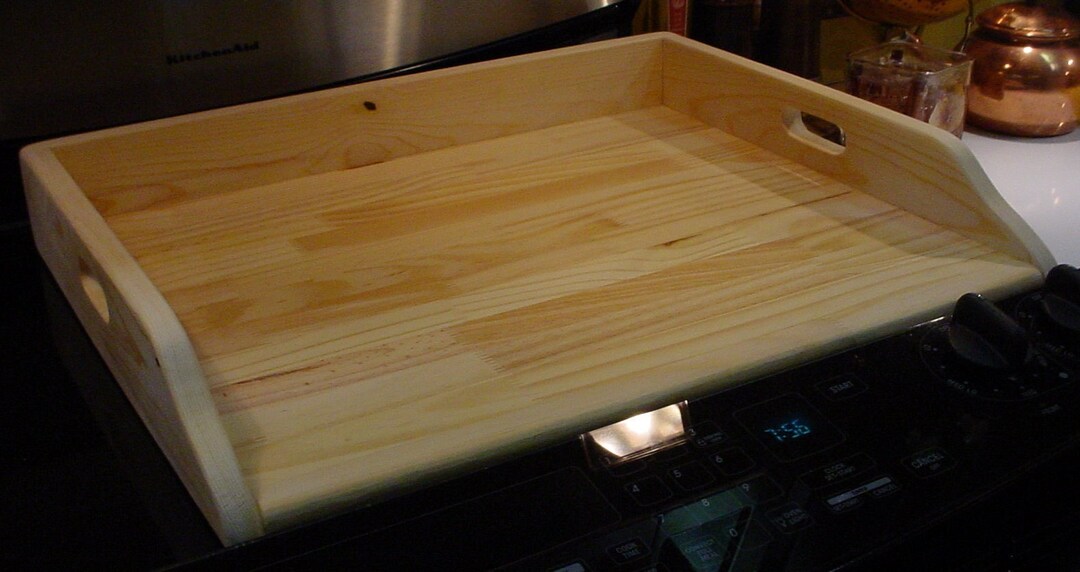 Sleek Wood Noodleboard Breadboard Stove Top BOARD Cover 21 X 16 3/4 Etsy