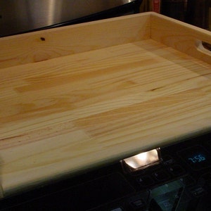 Planche à pain de nouilles en bois élégante, revêtement pour poêle 21 x 16 3/4
