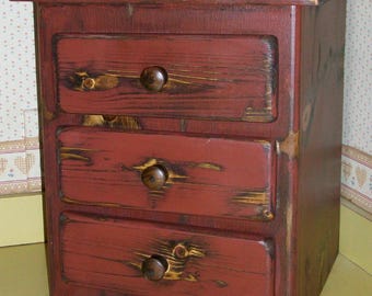 Primitive Grungy Wood Coffee Maker Cover