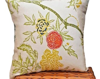 16" x 16" Schumacher Arbre Chinois Pillow- Decorative Pillow- Throw Pillow