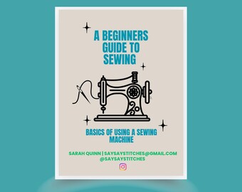 Beginner Sewing Guide: Learn Pillow Making Basics (Digital Download)