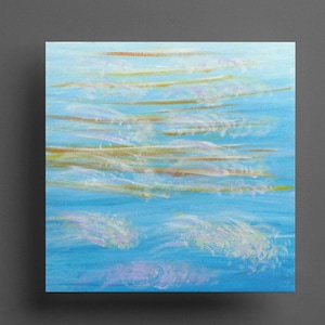 Suivez l'esprit Belle carte de voeux de peinture acrylique | Anniversaire| Toutes les occasions|  Lui/Elle | Fille | Maman | Inspiration | Résumé
