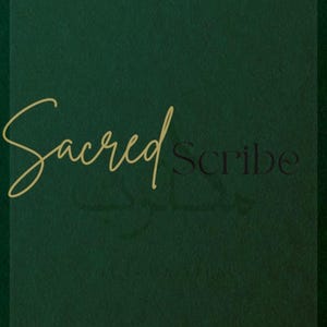 Sacred Scribe - A Year of Spiritual Growth: guided Islamic journal