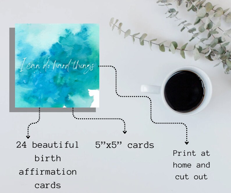 Printable Birth Affirmation Cards - Etsy