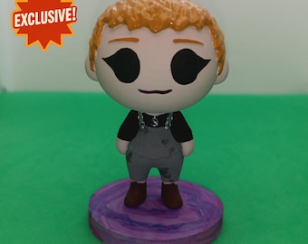 Lost Records Bloom and Rage (Cinta 2) – Figura de Kat Chibi – Figura de resina pintada a mano de 9,5 cm