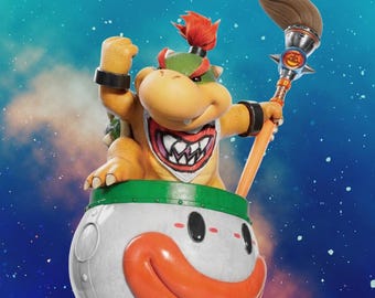 Bowser Jr Cutout Printable | Super Mario Galaxy Party Decor (Digital Download)