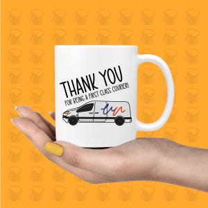 Tazza regalo personalizzata per postino, regalo di ringraziamento premuroso per postino, postino, postina, servizio postale, corriere, fattorino