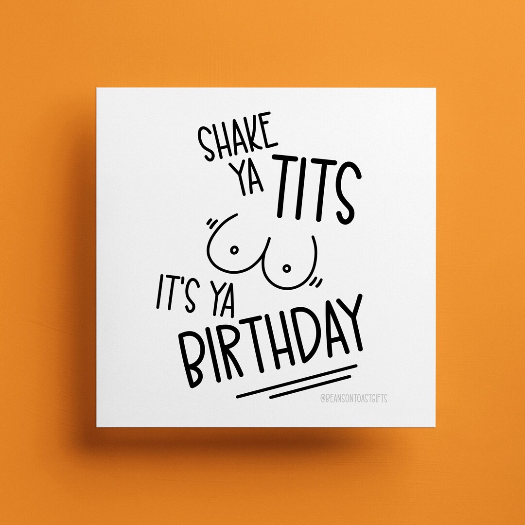 Funny Birthday Card for Her Sister Friend Bestie Cheeky Rude Gift - Etsy