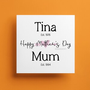 Muttertagskarte, süße Karte für sie, Mama, Mama, Muttertag, Muttertag, Karte für Mutter, glückliche Muttertagskarte, süße Muttertagskarte