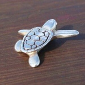 Sterling Silver Sea Turtle - Etsy