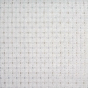 Japanese Cotton Yarn Dye - Quilting Fabric - 1/2 yard of cream Embroidered Shirting