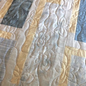 Eggplant and Dusty Copper Patchwork Quilt Queen XL Choose YOUR finish