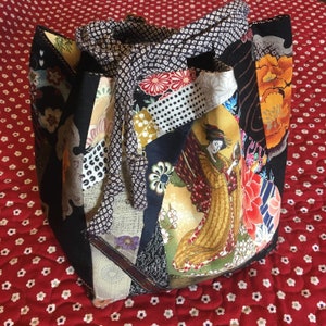 Quilt Pattern Modern Japanese Rice Pouch image 2