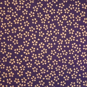 Sevenberry Golden Sakura Cherry Blossoms Japanese Cotton