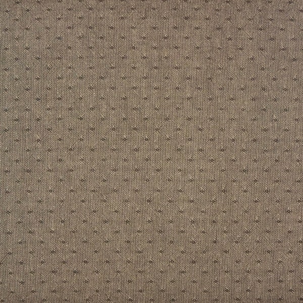 Japanese Cotton Yarn Dye - Quilting Fabric - 1/2 yard of brown Stitched Dot