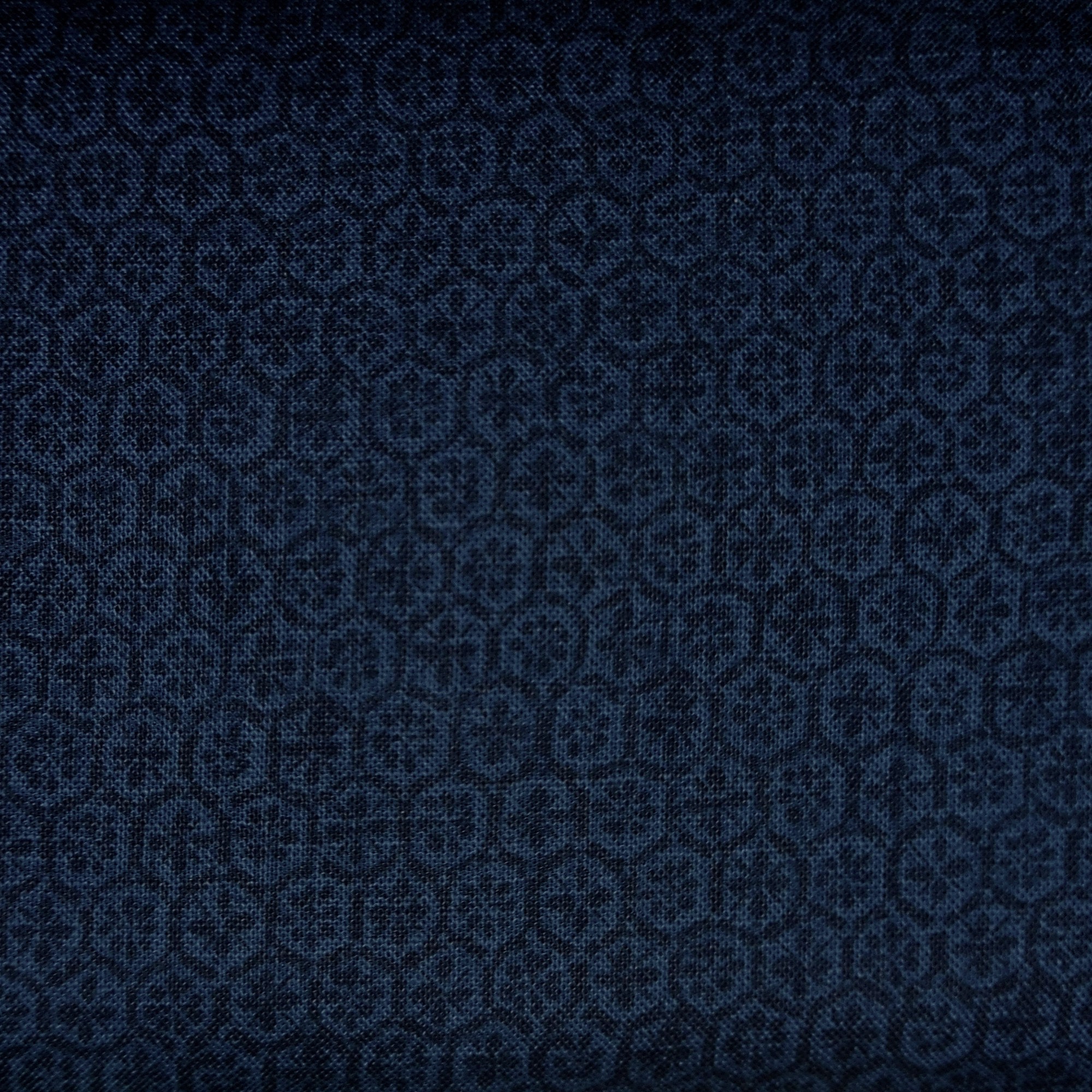 Japanese Cotton Print - Textured Fabric - 1/4 Yard of Dark Bright