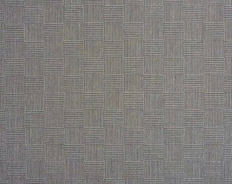 Japanese Cotton Yarn Dye - Quilting Fabric - 1/4 yard of muted aqua Delicate Basket Weave