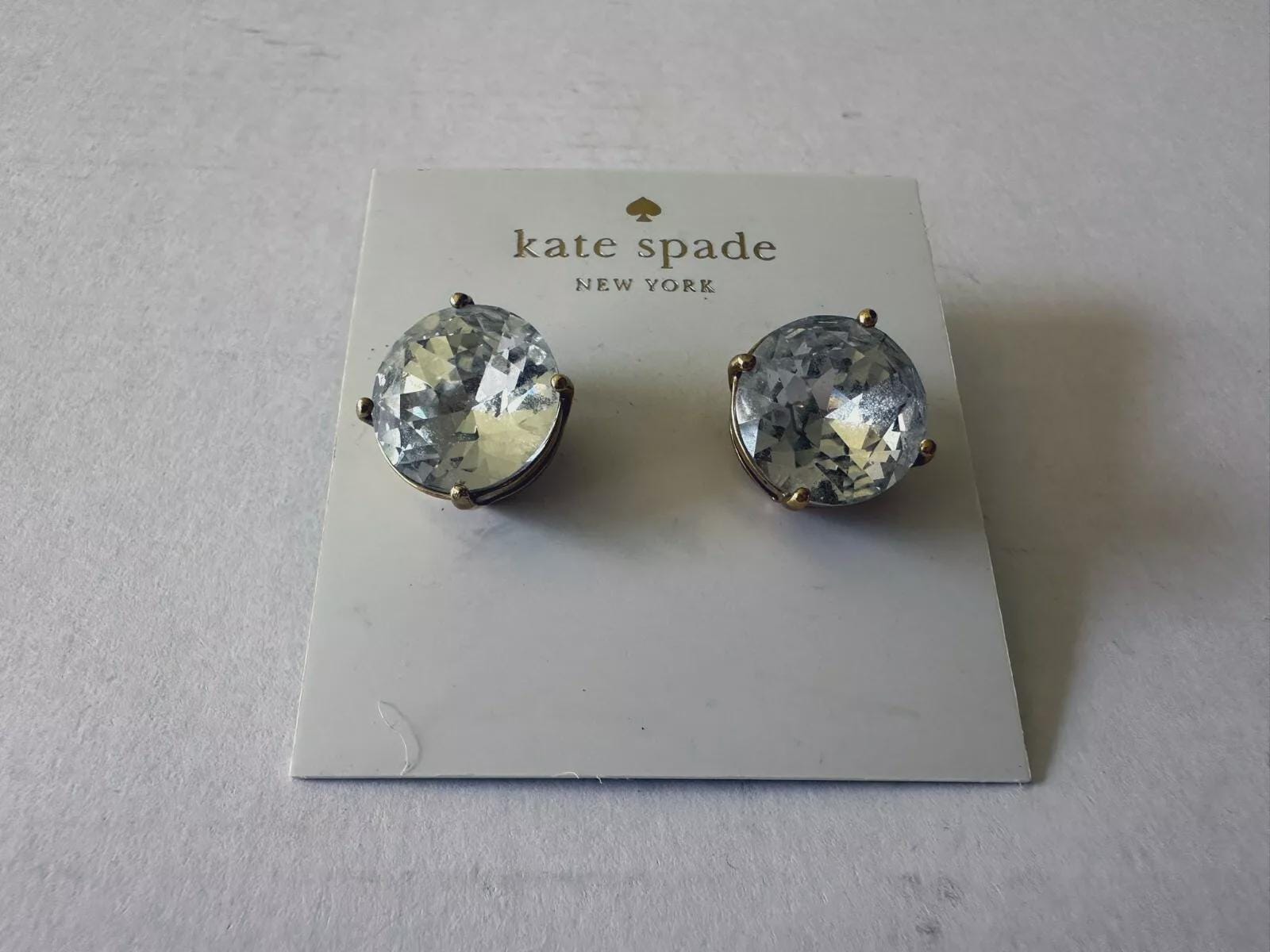 Kate Spade クリスタルをあしらったフープイヤリング 2025年最新】Kate Spade ケイトスペード クリスタル ドロップ