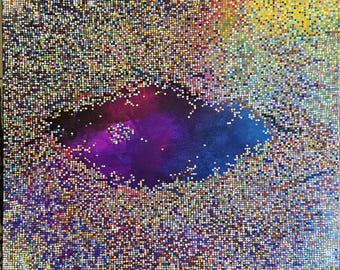 1211. Thousands of Moments in Your Life, 24x48, acrylic on canvas