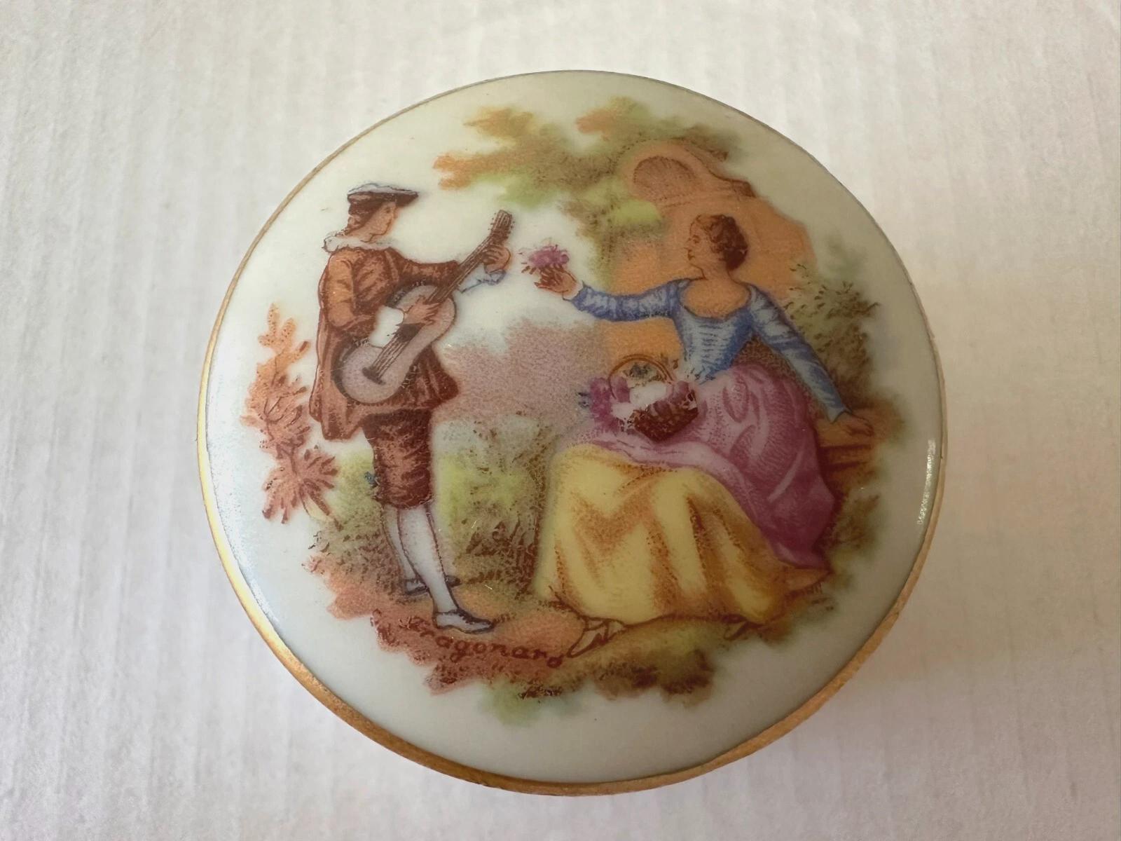 磁器リモージュ® フランス 金彩ピルケース 手描き - Etsy 日本