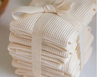 Organic Cotton Face Cloths - 8 pack