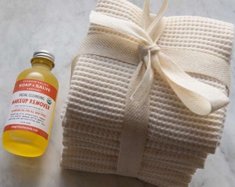 Organic Facial Cleansing Set to use with the Oil Cleansing Method