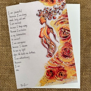 Carte de voeux unique et inspirante - Art poétique